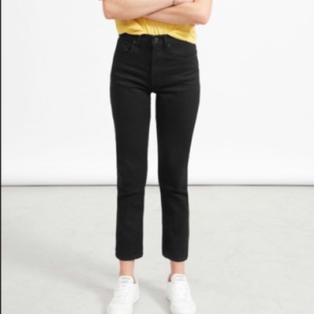 Everlane Slim Straight Jeans (size 26, ankle crop)